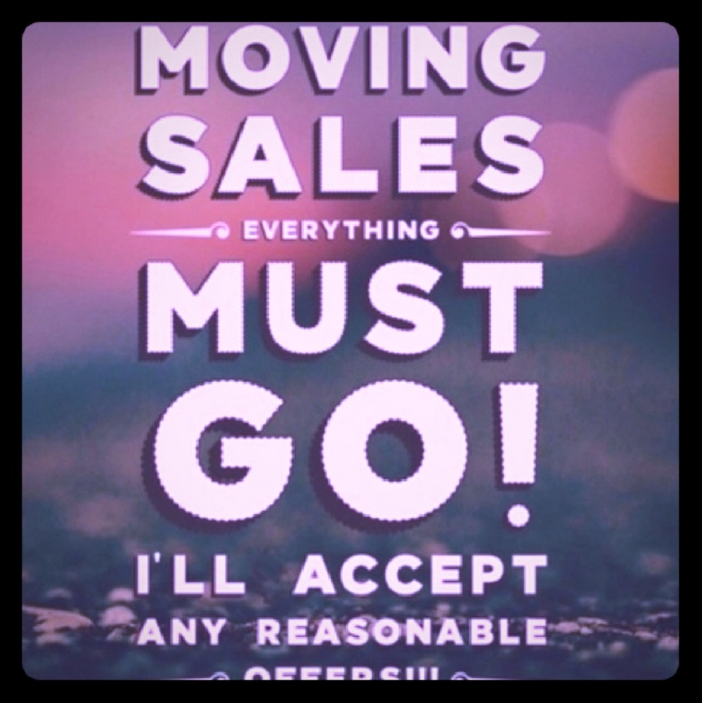 Moving Sale!! Any reasonable offers accepted.